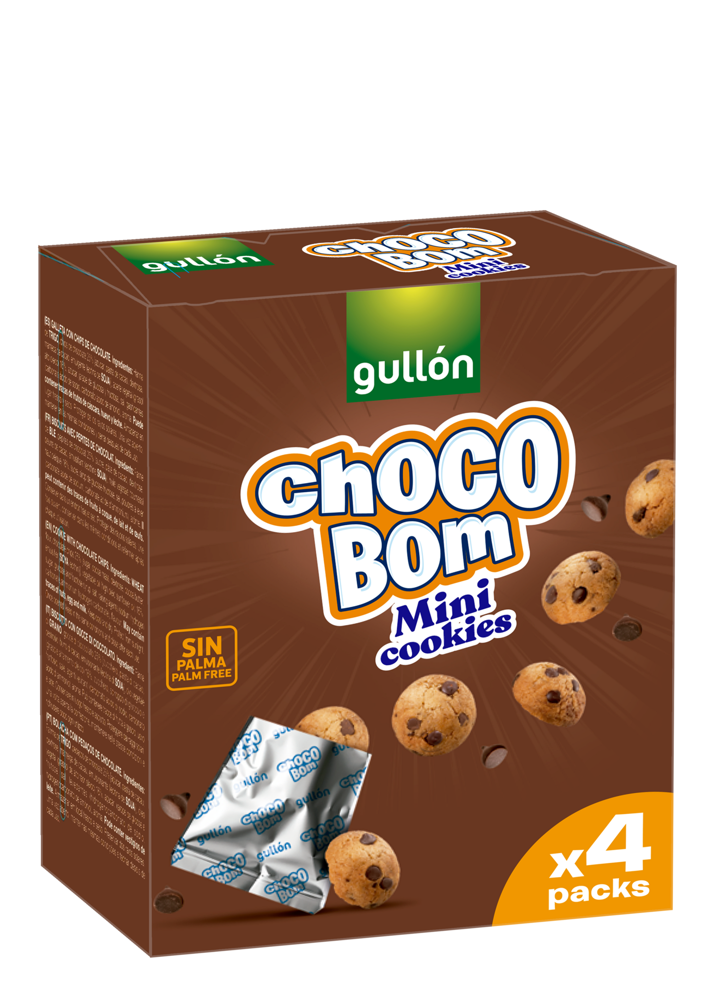 Gullon чокобом жигнэмэг мини шоко чип T7592 160гр