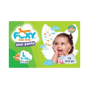 Foxy Premium хүүхдийн живх L 9-14кг №36 өмсдөг