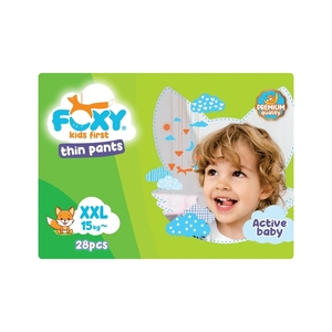 Foxy Premium хүүхдийн памперс 2XL 15кг №28 өмсдөг