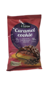 Ё-батон caramel cookie жигнэмэг уурагтай будаан бөмбөлөг 0.045кг
