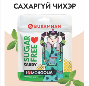 Buramhan сахаргүй чихэр 40гр