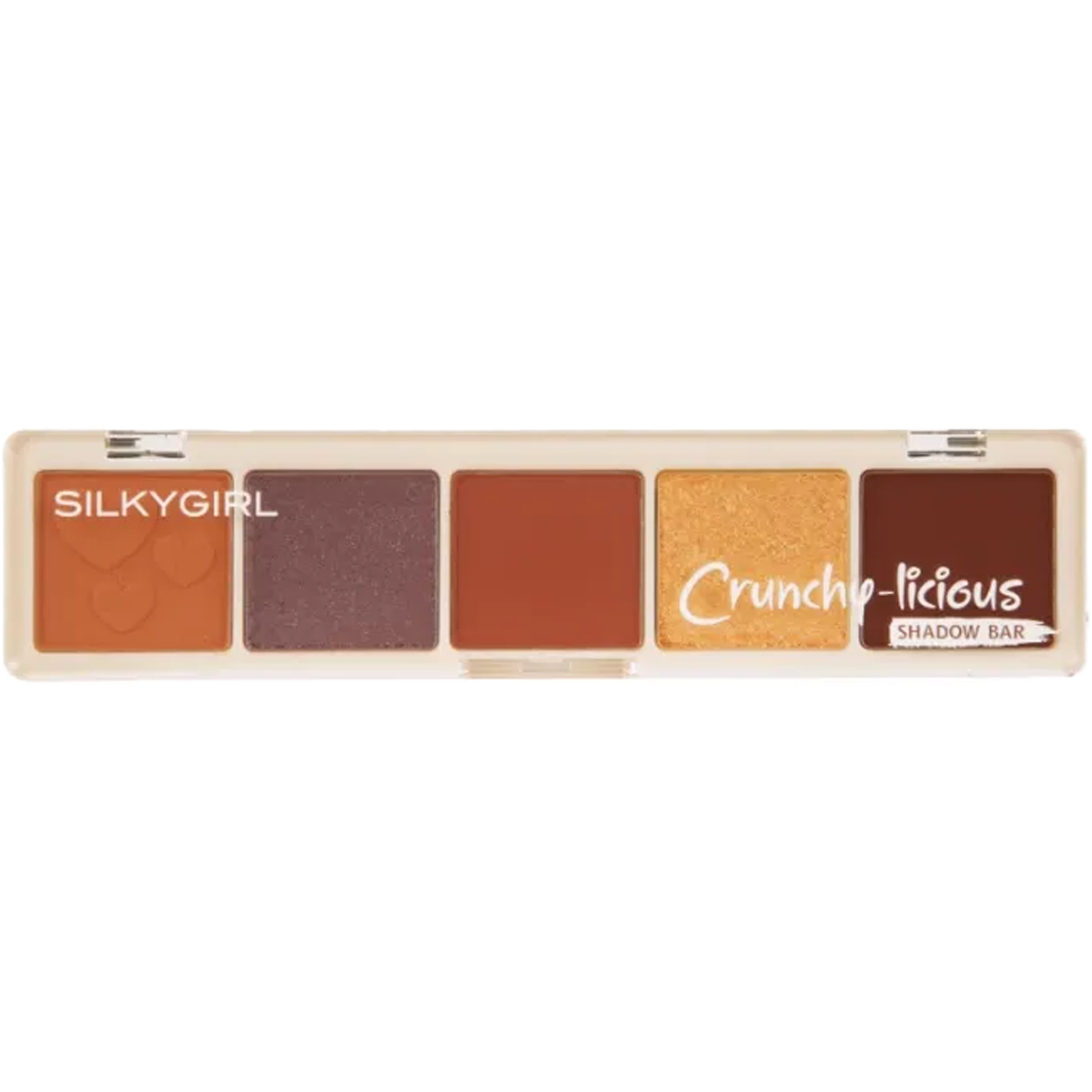 Silkygirl нүдний тень - Crunchy Licious shadow bar 01 Nutty Crunch