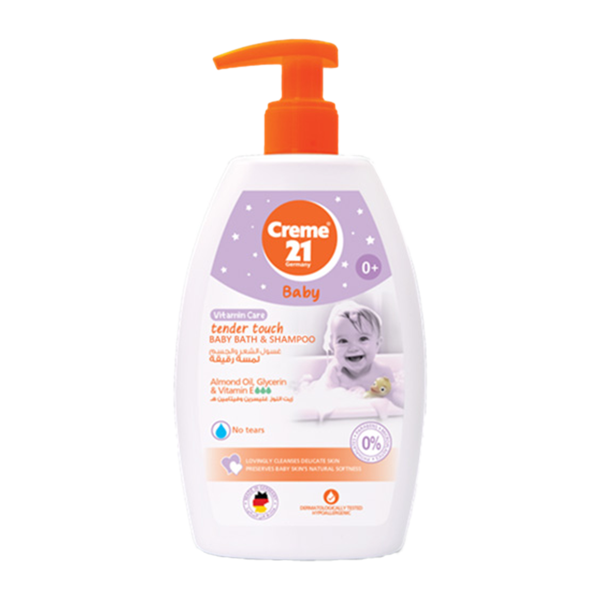 Creme 21 baby шампунь, хөөс 0+ 500мл