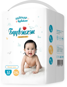 Бүүвэйхэн хүүхдийн памперс өмсдөг 2XL №12