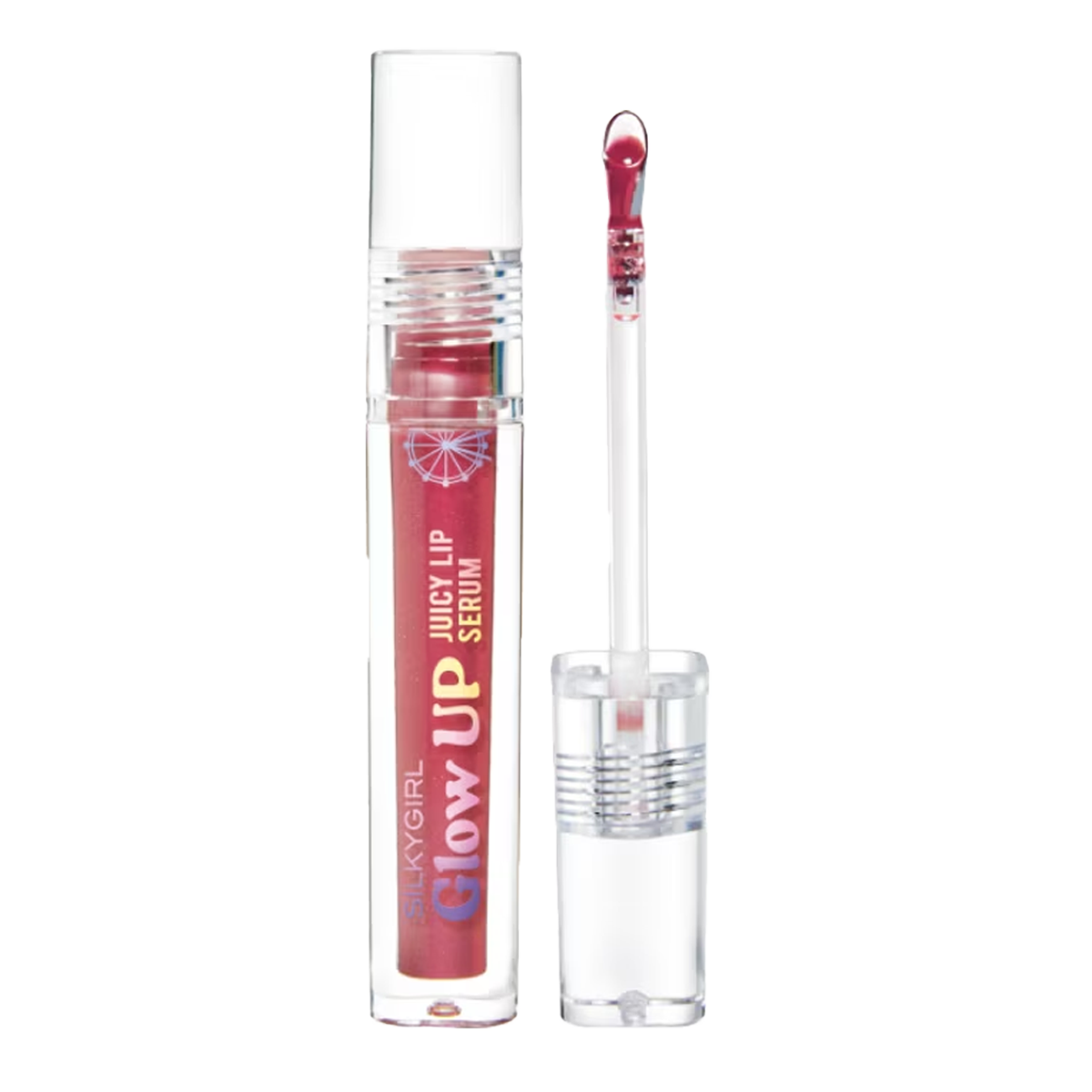 Silkygirl Glow Up Juicy Lip Serum 01 Hoola - Уруул өнгөлөгч серумтай