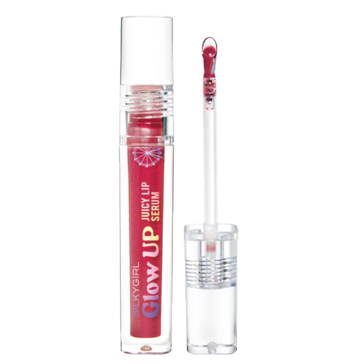 Silkygirl Glow Up Juicy Lip Serum 02 Love  - Уруул өнгөлөгч серумтай