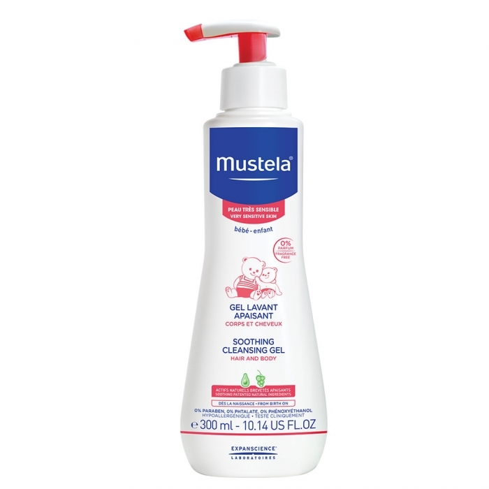 Mustela хэт мэдрэг арьсны угаагч гель 300 мл
