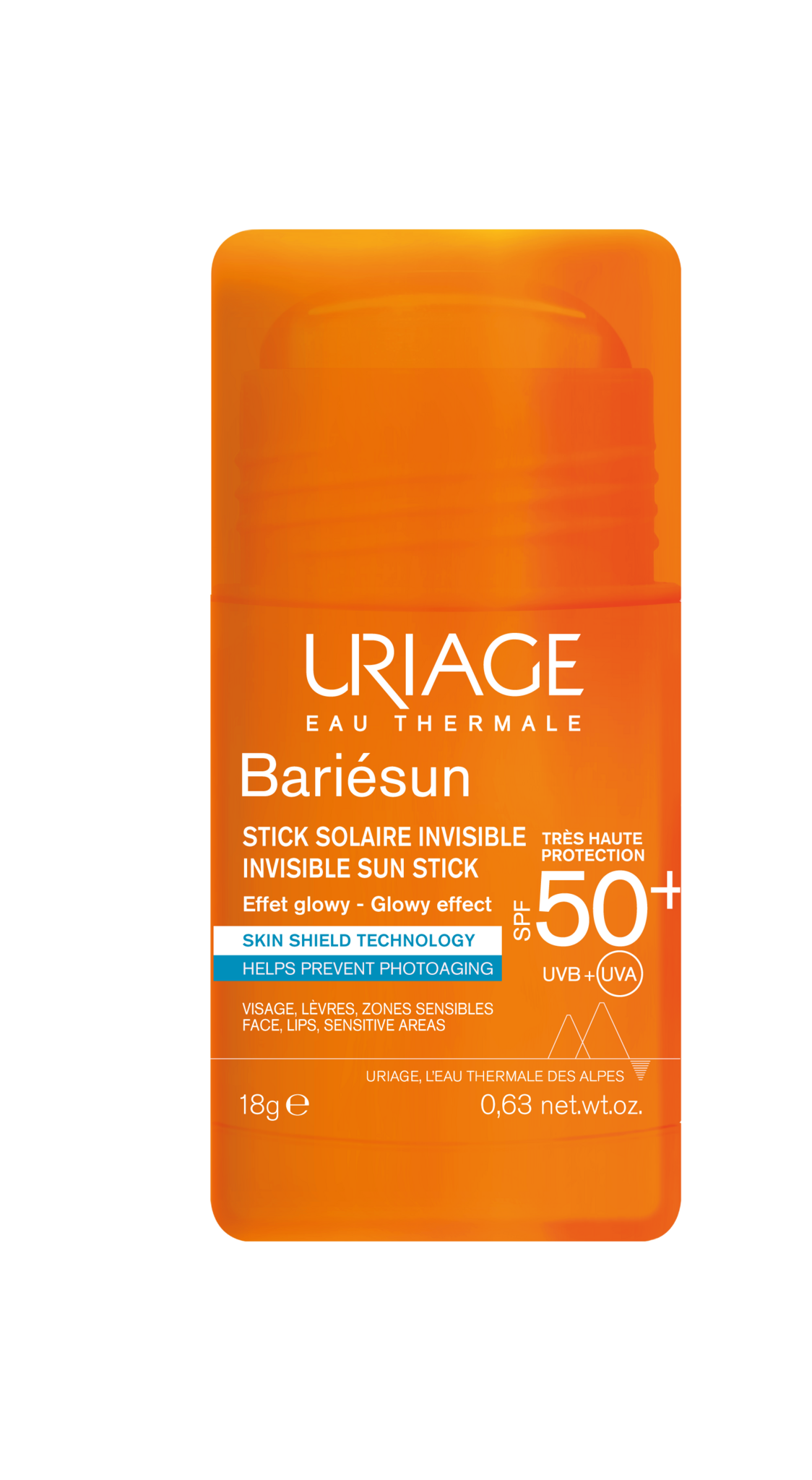 Uriage bariesun өндөр хамгаалалттай өнгөгүй, цайрдаггүй стик нарны тос SPF 50+ 18г