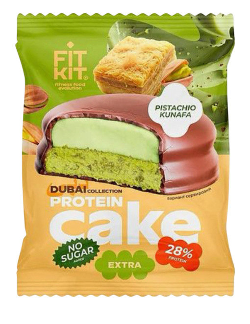 Fit Kit Фисташковая кунафа Extra Дубай цуглуулга хавчуургатай бялуу уурагтай 0.05кг