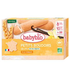 Babybio ванилтай жигнэмэг  8+ сар 120гр