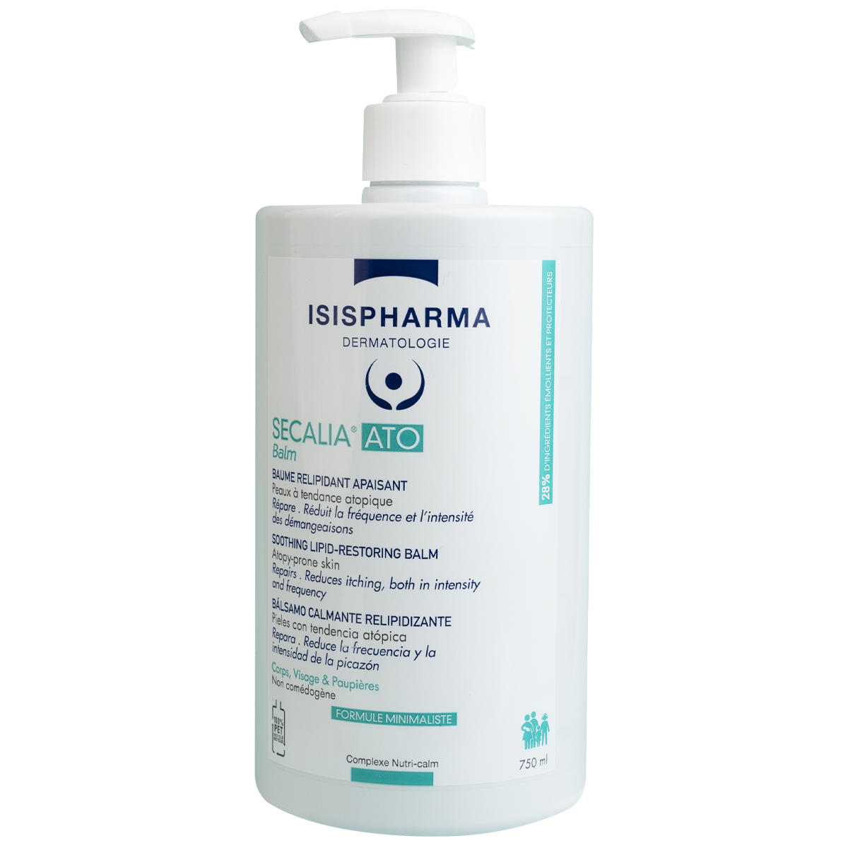 Isispharma Secalia ATO balm тос эмзэг хуурай арьсны эрчимтэй чийгшүүлэгч 750мл