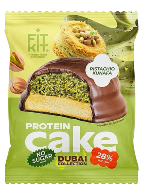 Fit Kit Фисташковая кунафа Дубай цуглуулга хавчуургатай бялуу уурагтай 0.05кг