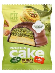 Fit Kit Фисташковая кунафа Дубай цуглуулга хавчуургатай бялуу уурагтай 0.05кг
