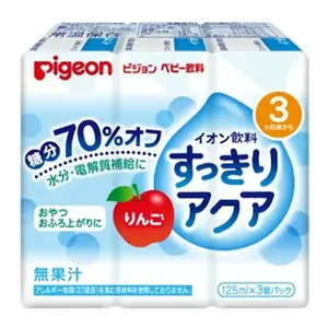 Pigeon шингэн нөхөх эрдэст ус алимтай 125мл 6+ сар №3