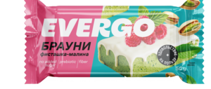 Evergo сахаргүй шоколадан бүрхүүлтэй брауни жүржтэй 50гр