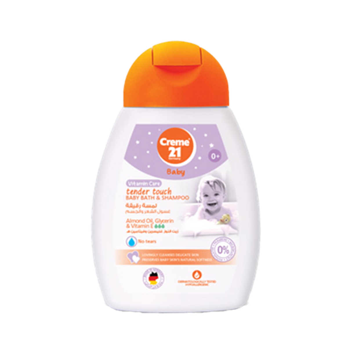 Creme 21 baby шампунь, хөөс 0+ 250мл